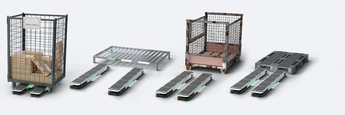 Der Filics Streamliner unterstützt verschiedene Ladungsträger-Typen.