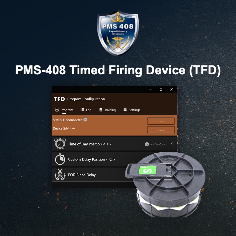 PMS-408 Timed Firing Device software