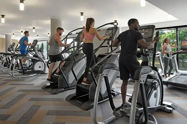 Elliptical Cardio equipment at the Revalie Ottawa gym