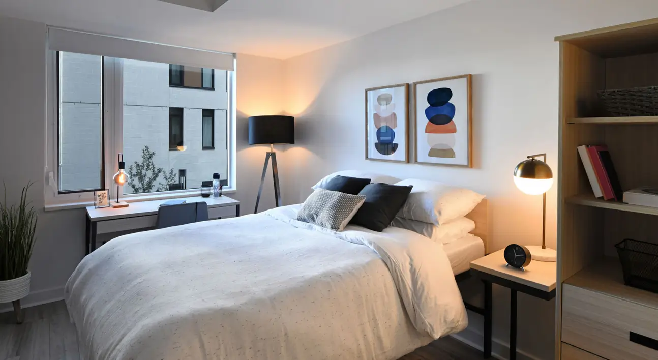 1 bedroom unit at the Revalie Ottawa student housing
