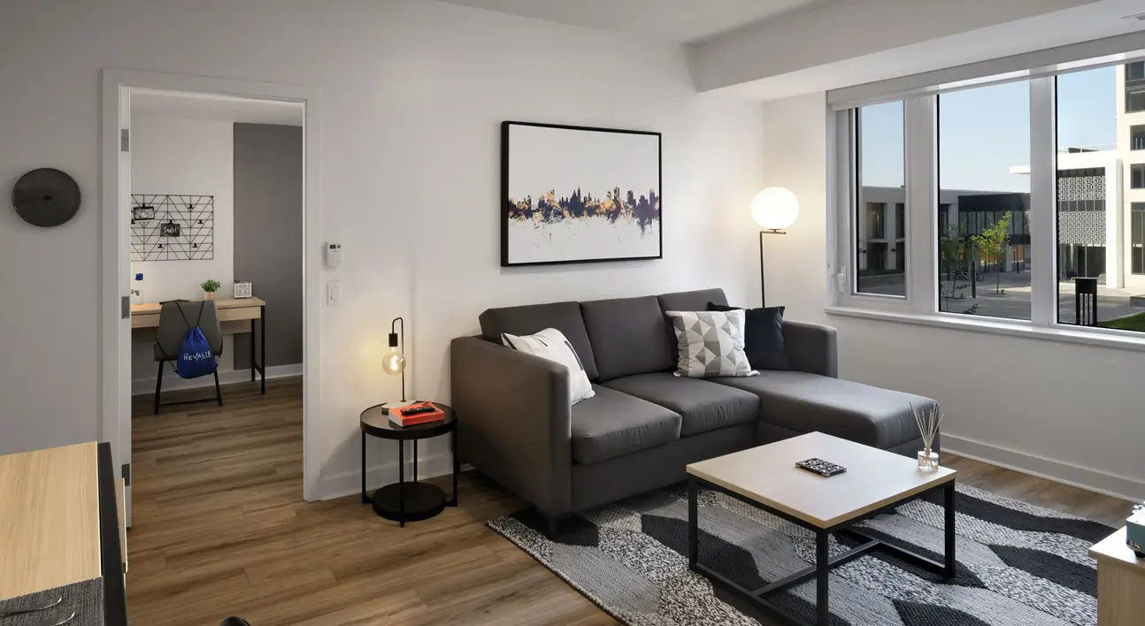 Student housing - 2 bedroom unit at Revalie Ottawa