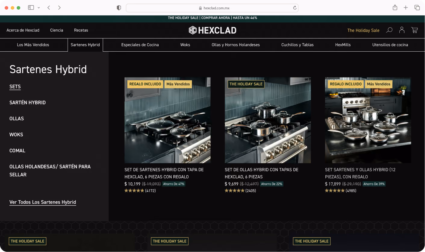 HexClad México online store