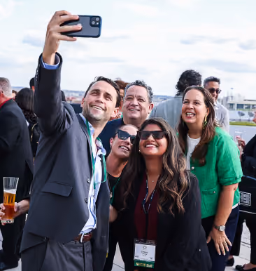 Attendees taking a selfie at the NALCAB conference