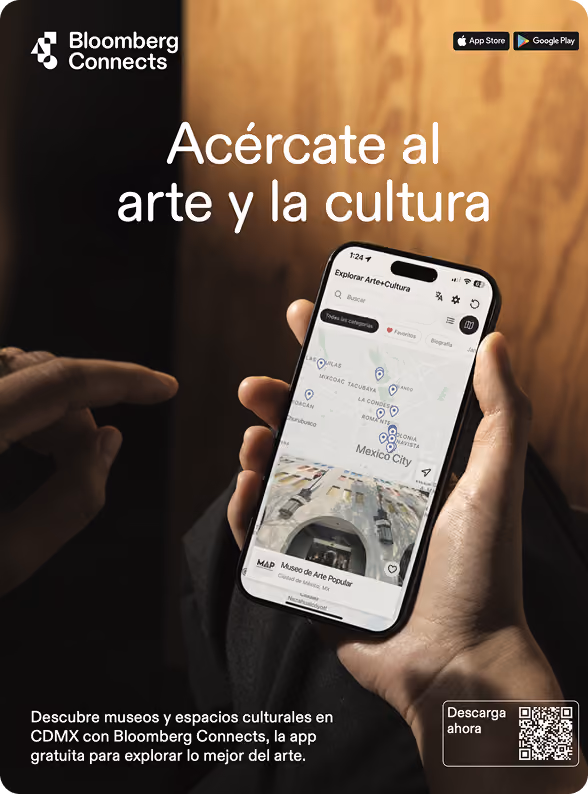 Bloomberg Connects app ad — 'Acércate al arte y la cultura'