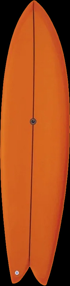 Tabla de surf naranja