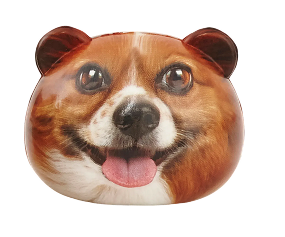Cojín con cara de perro