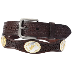 Cinturón vaquero con conchos
