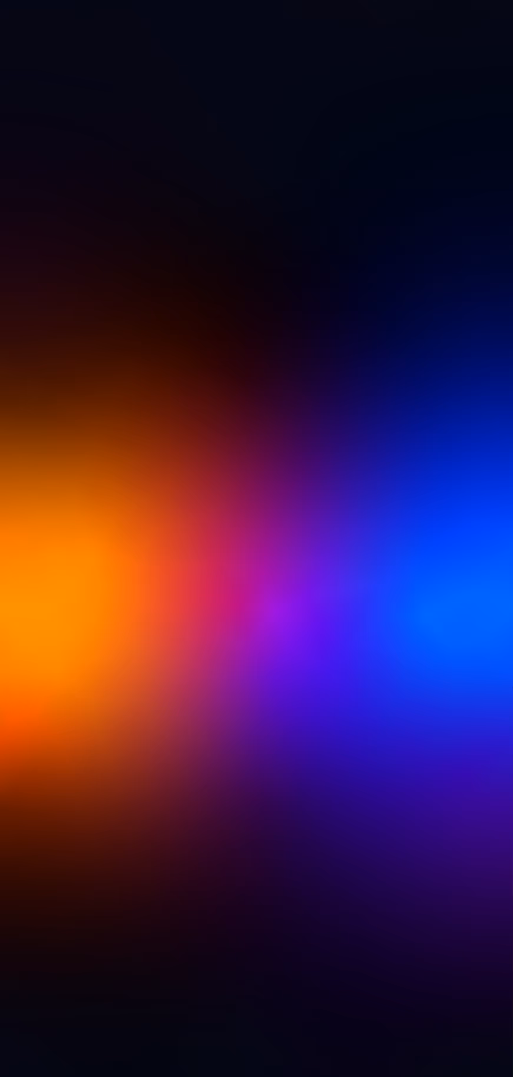Soft gradient background blending warm orange, pink, and blue hues on a dark backdrop.