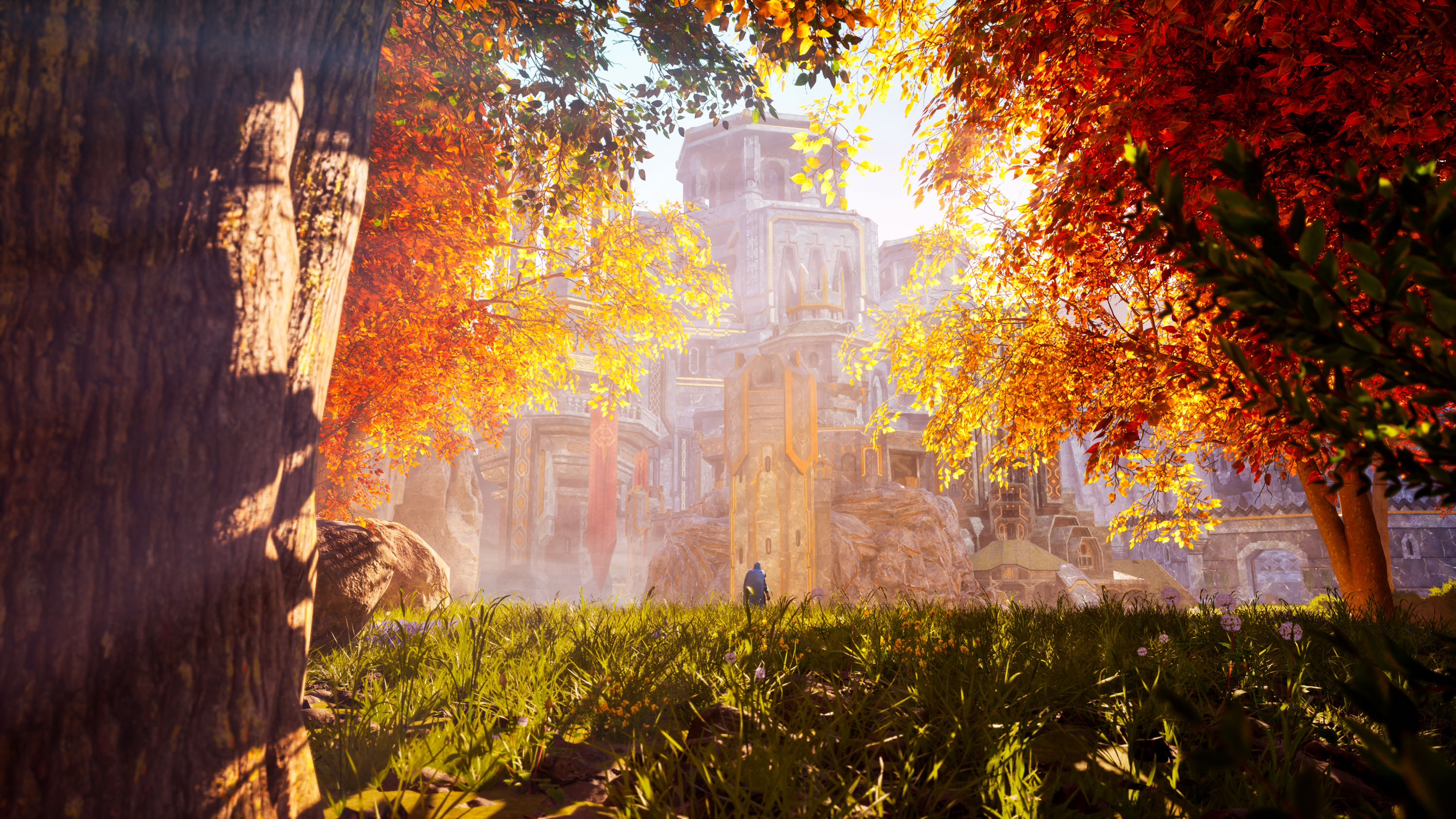 A stronghold rising over the Domain.