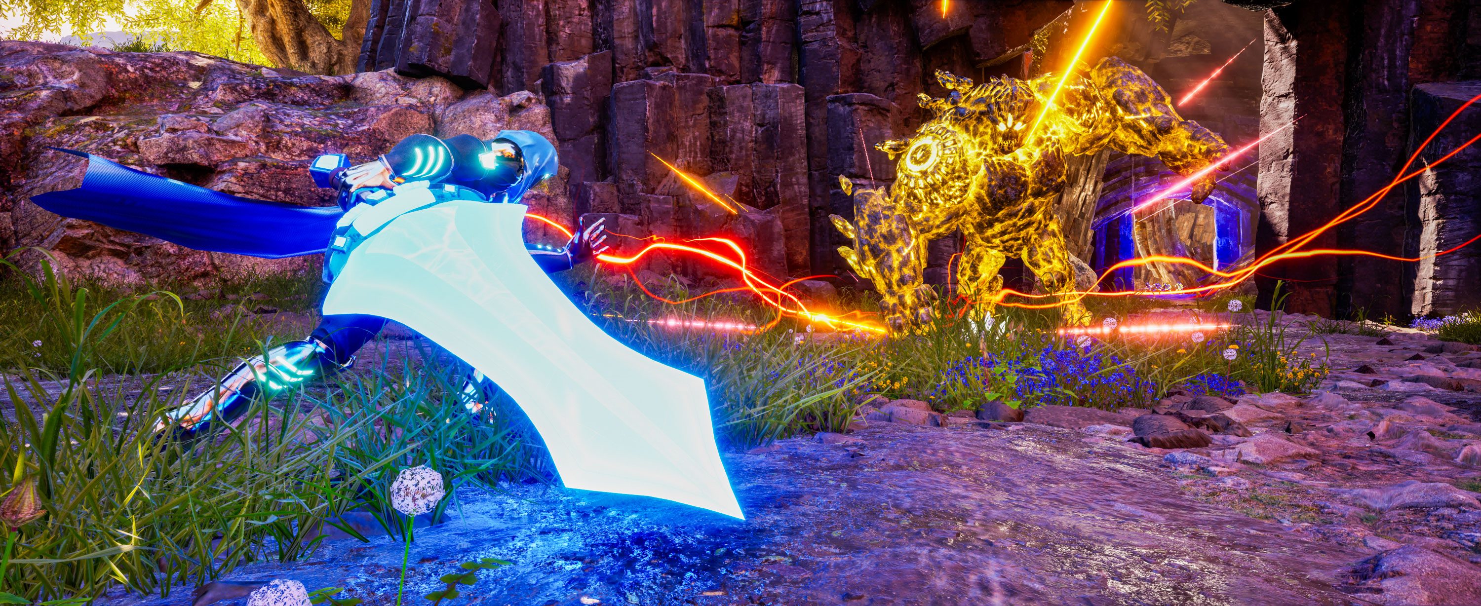 The Set Apart One faces an Emissary in open combat.