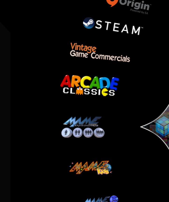 Big Box Main Wheel/Menu Screenshot