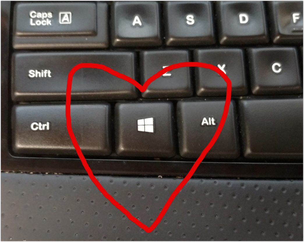Windows Key on a Keyboard