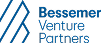 Bessemer Venture Partners logo featuring stylized blue arrows and text.