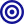 Blaues Zielscheiben-Symbol mit konzentrischen Ringen und einem Punkt in der Mitte.
