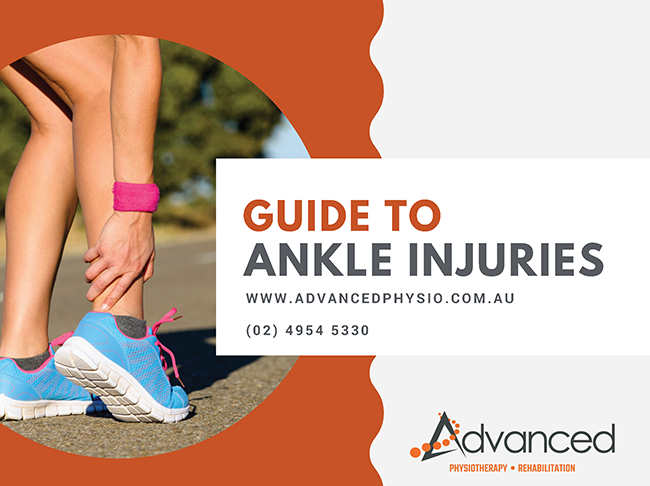 ebook cover for guide to ankle injuries