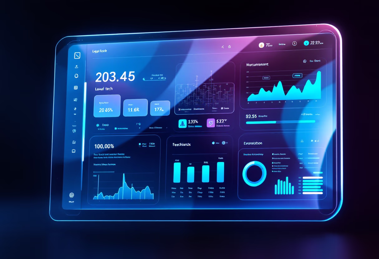 [interface] image of software dashboard integration (for a legal tech)