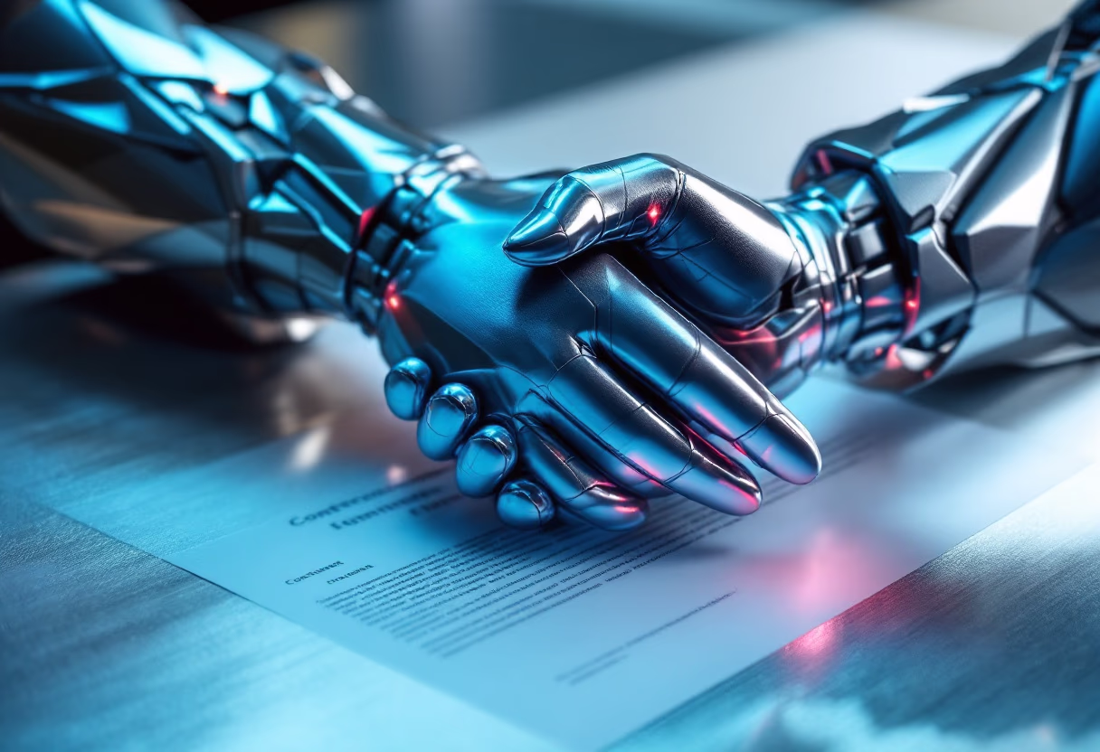 image of handshake over contract (for a property management company)