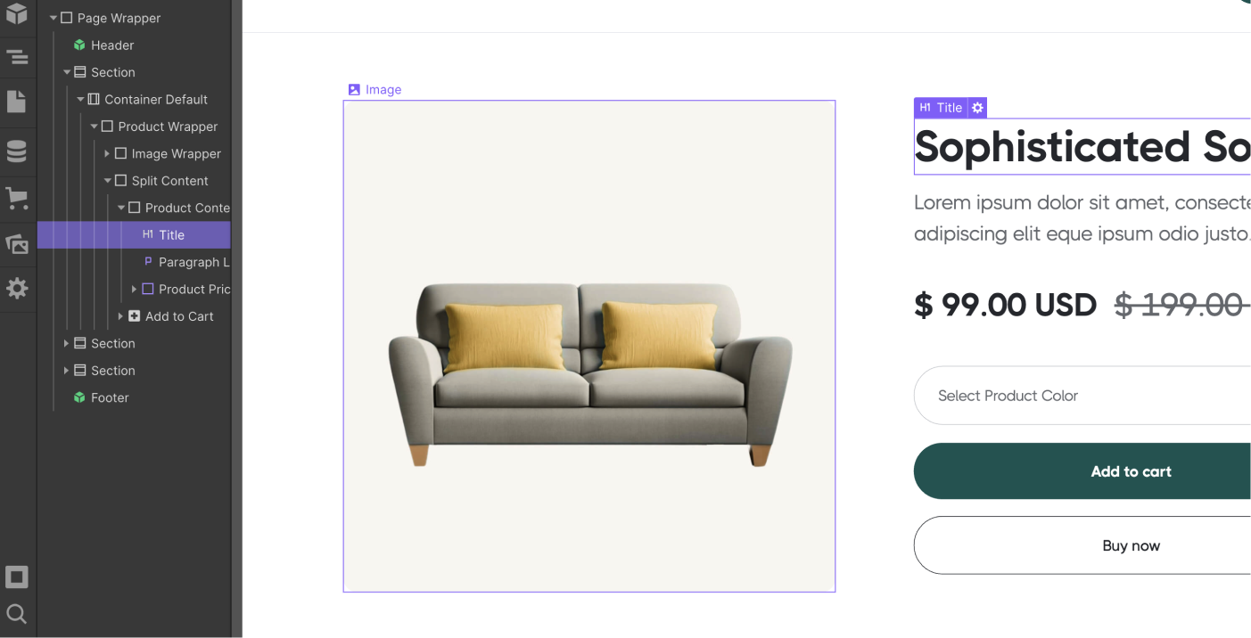 eCommerce Page - Startup X Webflow Template
