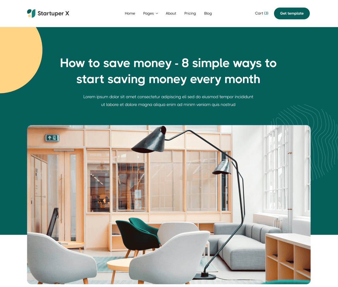 Blog Post - Startuper X Webflow Template