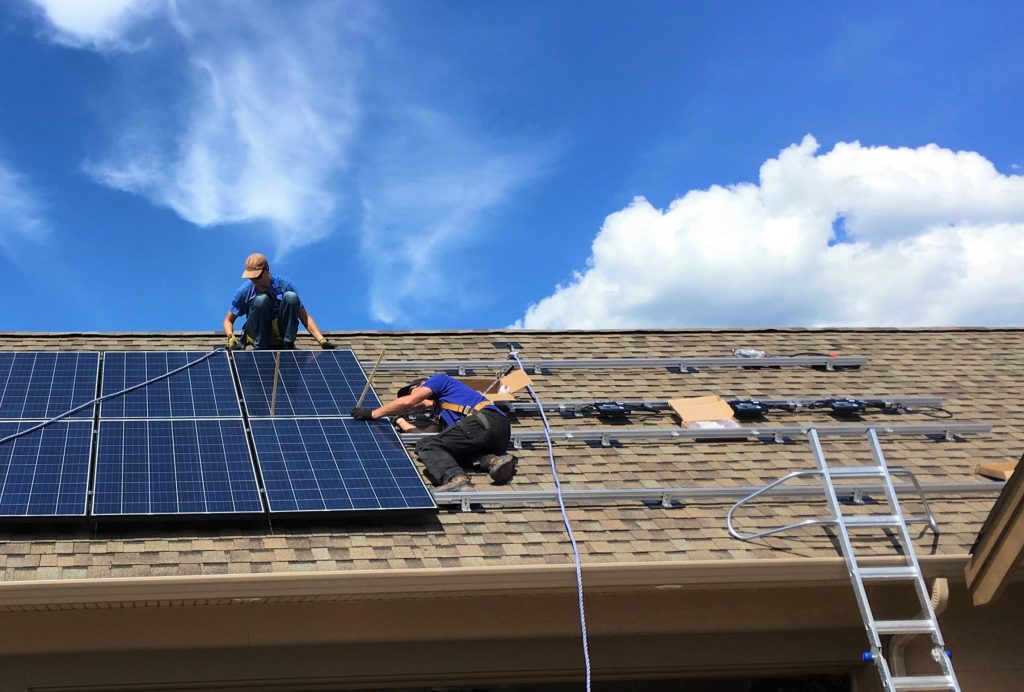 commercial solar panel installation​ 