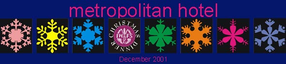 IWFS Christmas dinner at Metropolitan banner