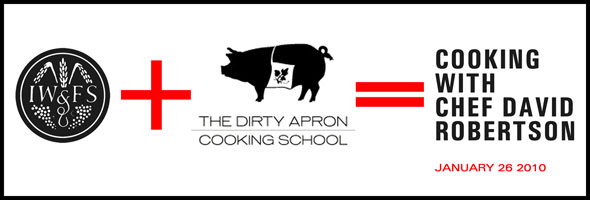 IWFS Cooking at The Dirty Apron banner