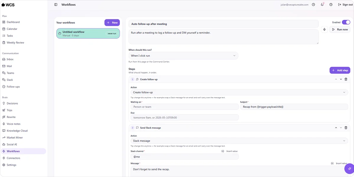 wcs-workflows
