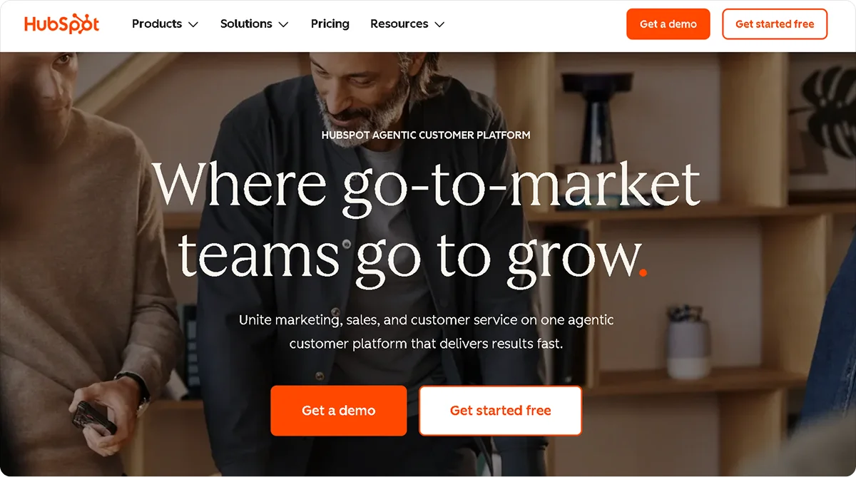 Hubspot Homepage