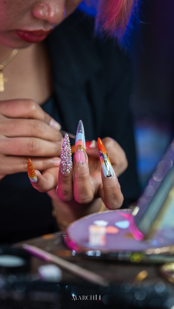 Dubai maxi nail extensions beauty salon March14 beauty residence