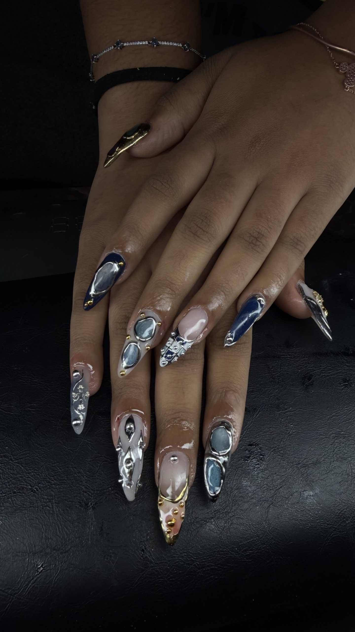 Winter 2025 Frosted Nails at March14