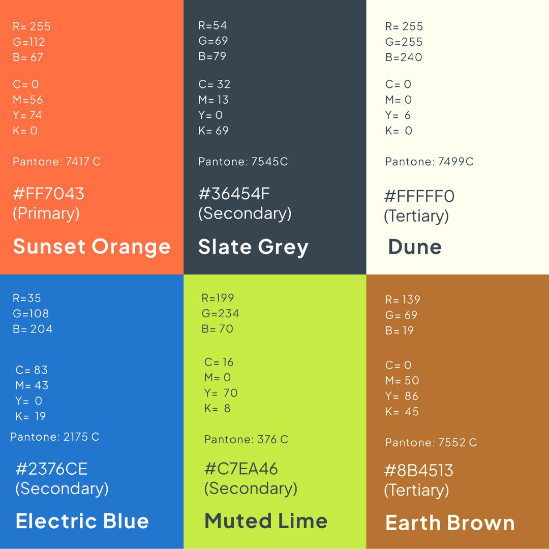 Ula Capital strategic color palette engineered for brand authority and financial clarity.