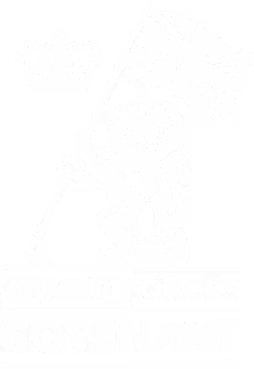 Emblem of the Armed Forces Covenant featuring a lion holding a Union Jack flag and a crown above the text.