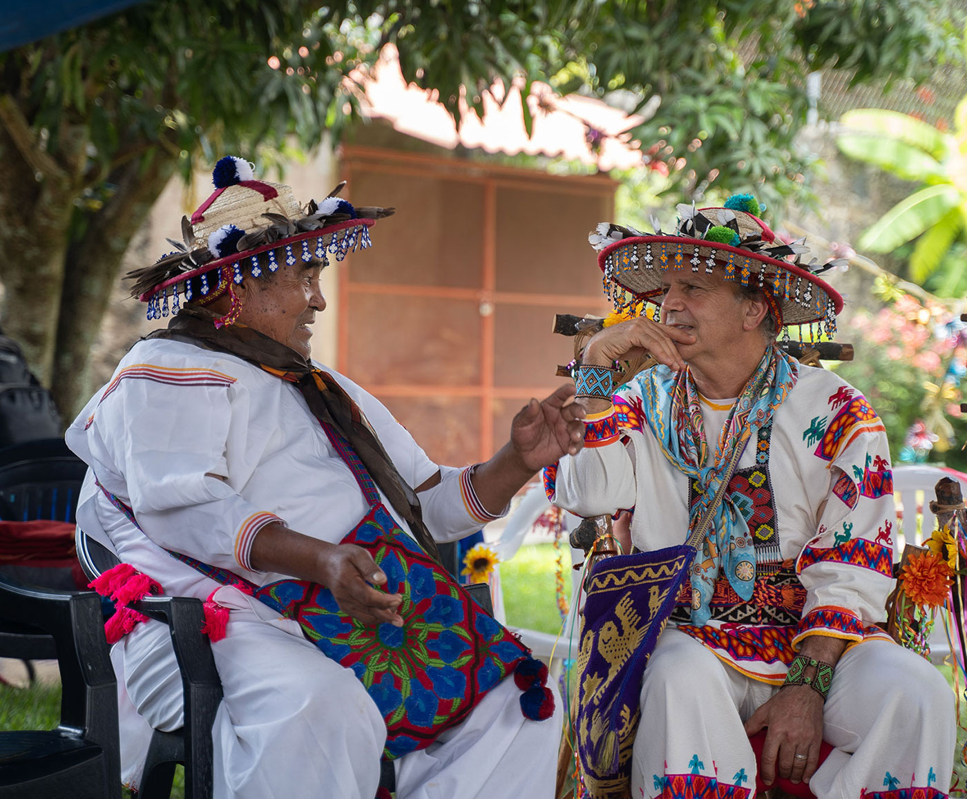 Spiritual healers Don Efren and Larry Messerman.