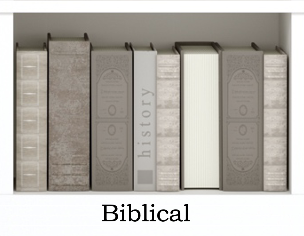 Biblical Books Shelf