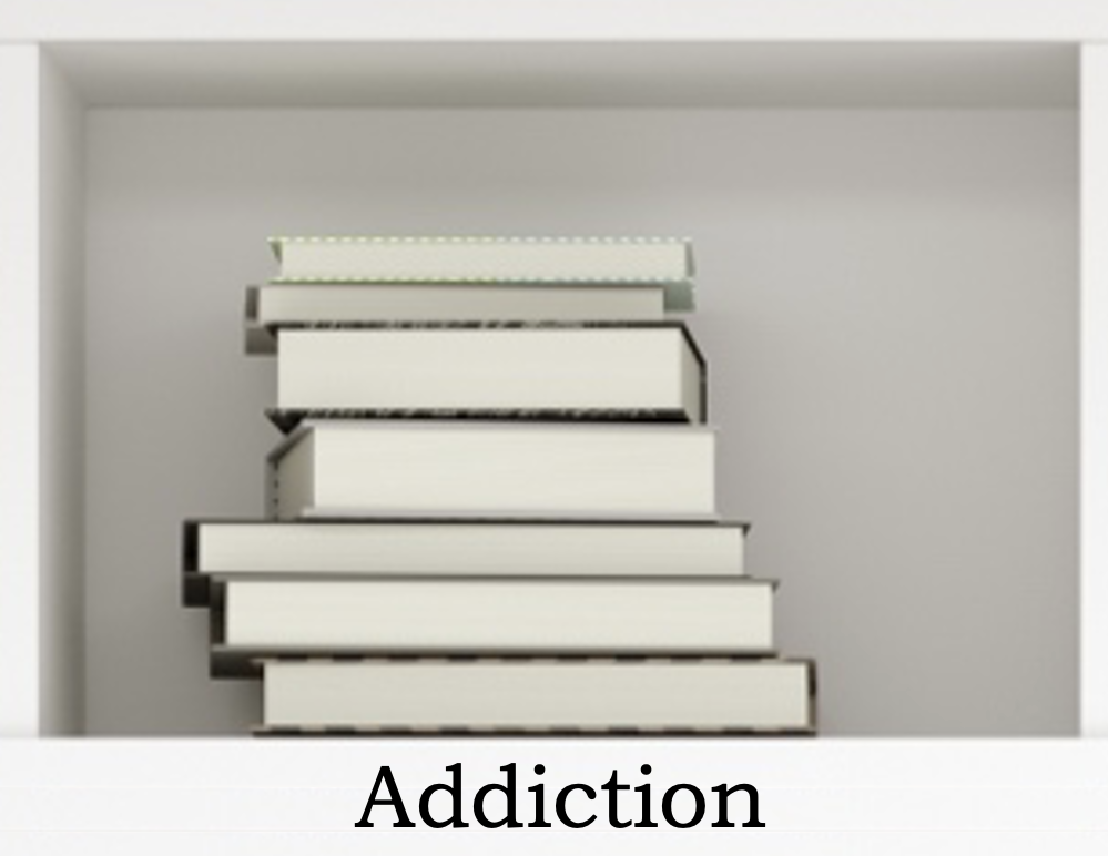 Addiction Books Shelf
