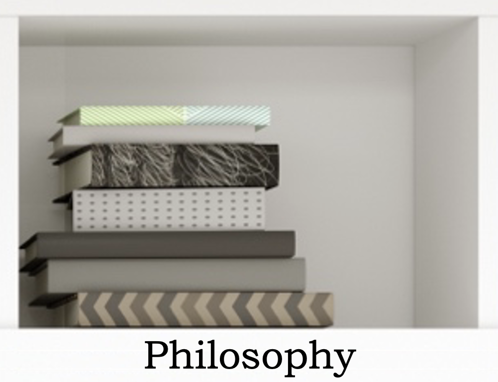 Philosophy Books Shelf