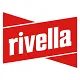 Rivella brand logo in white text on a red banner.