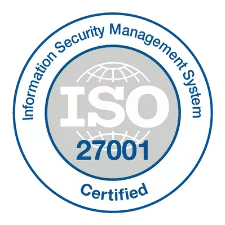 ISO 27001 Certified badge