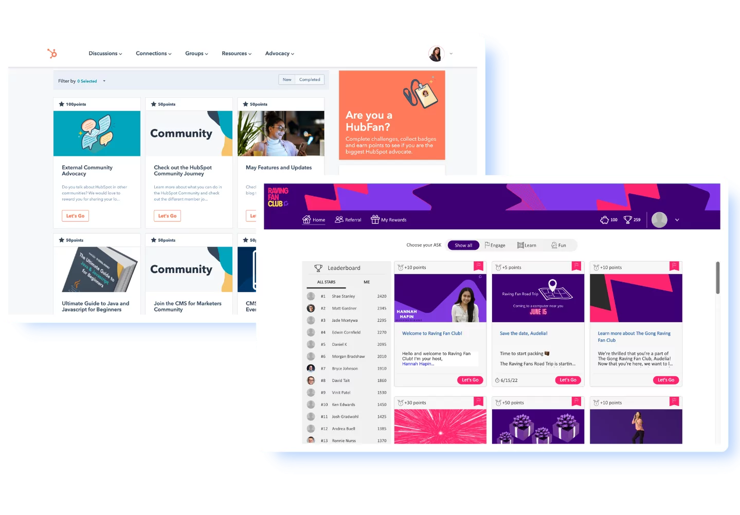 Community reward zone