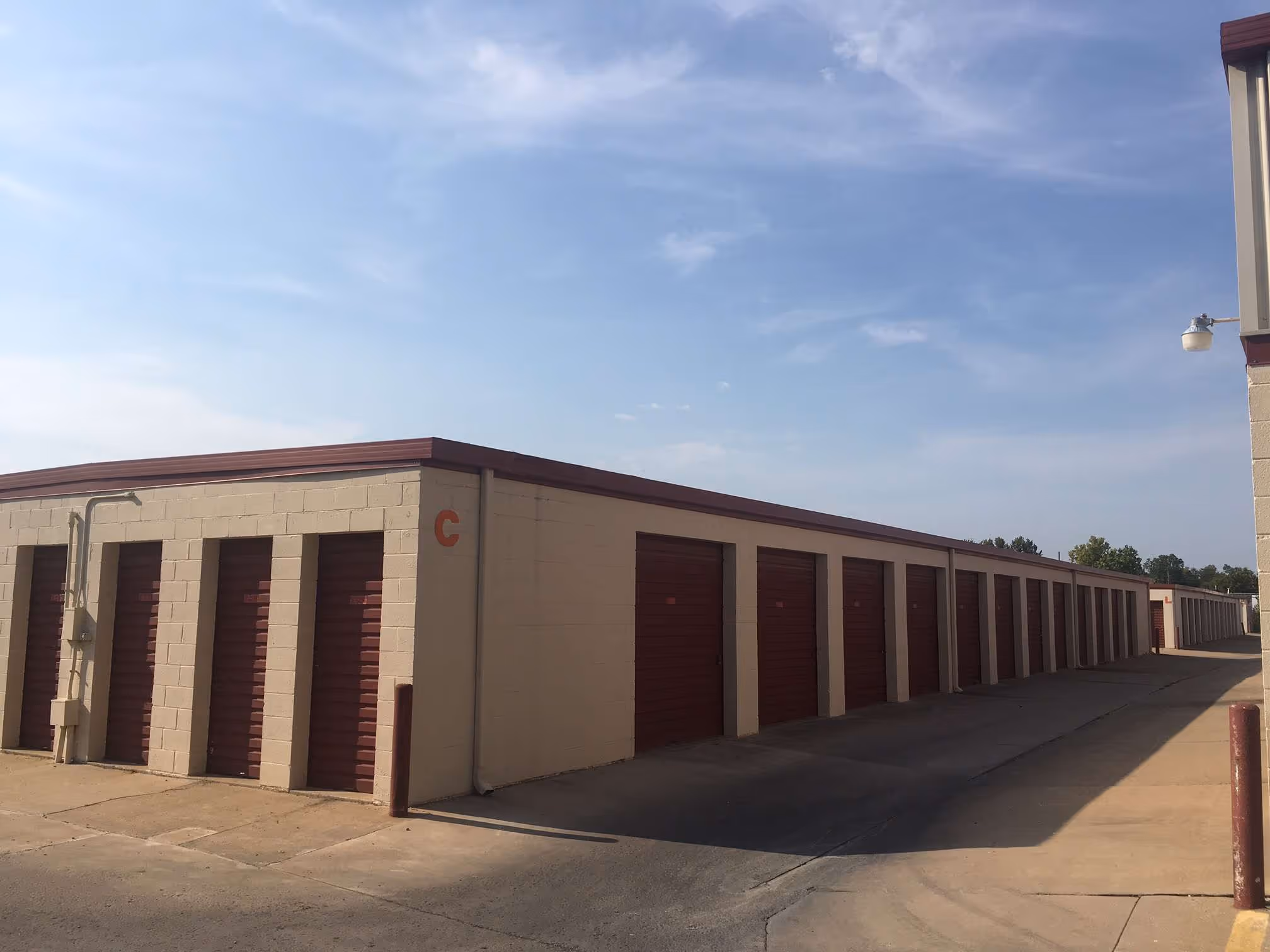 Self storage units