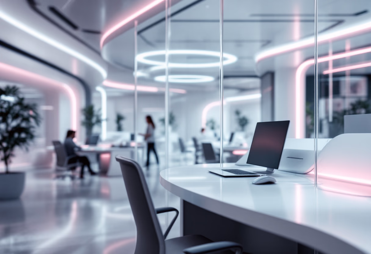 [background image] image of collaborative workspace (for an ai legal tech company)