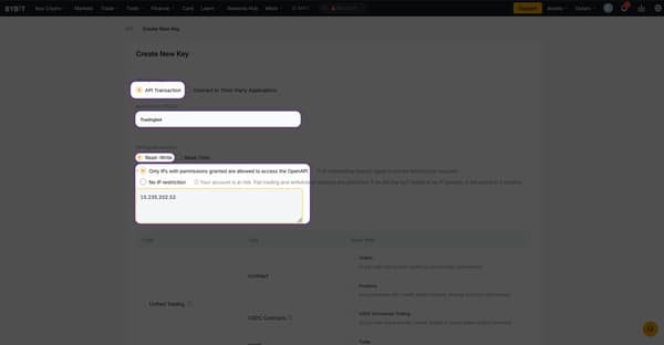select system-generated api keys