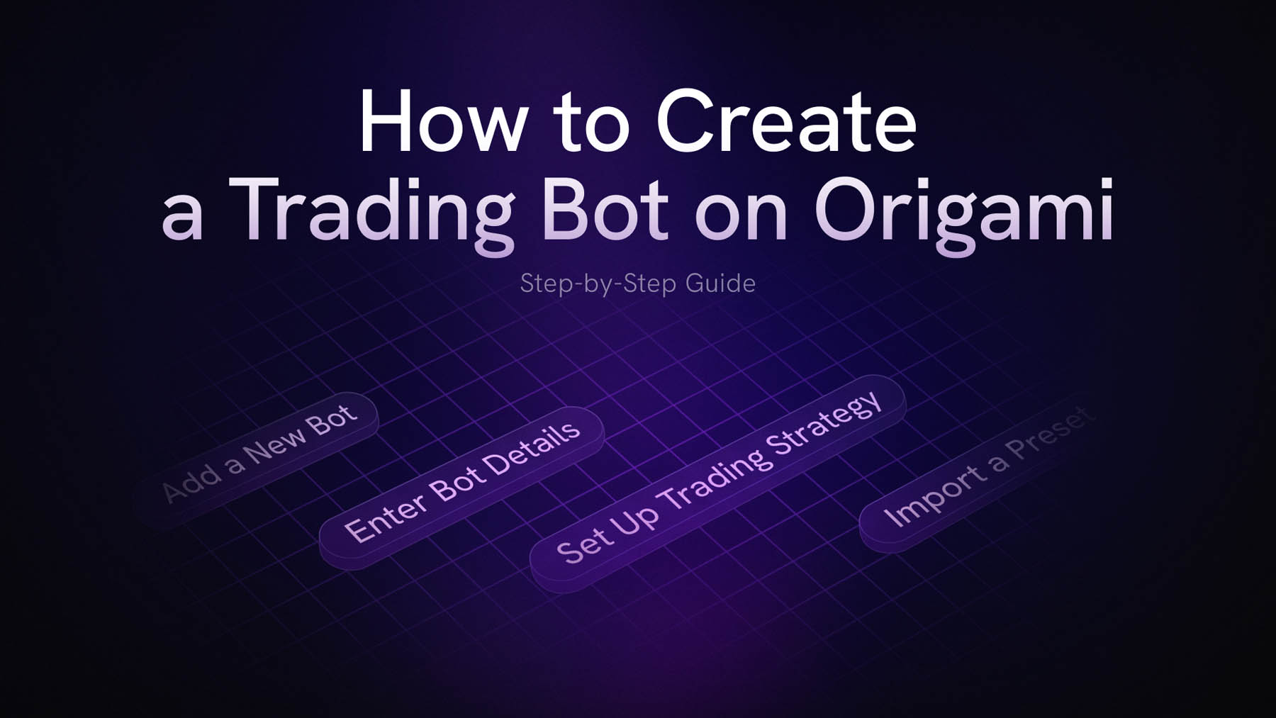 Building and Launching a Crypto Trading Bot on Origami Tech