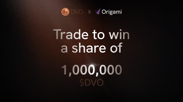 trade to win a share of 100000$dvo, crypto trading competition on origami tech 