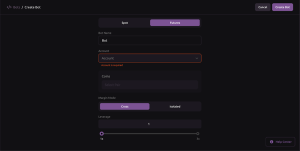 configure basic bot settings