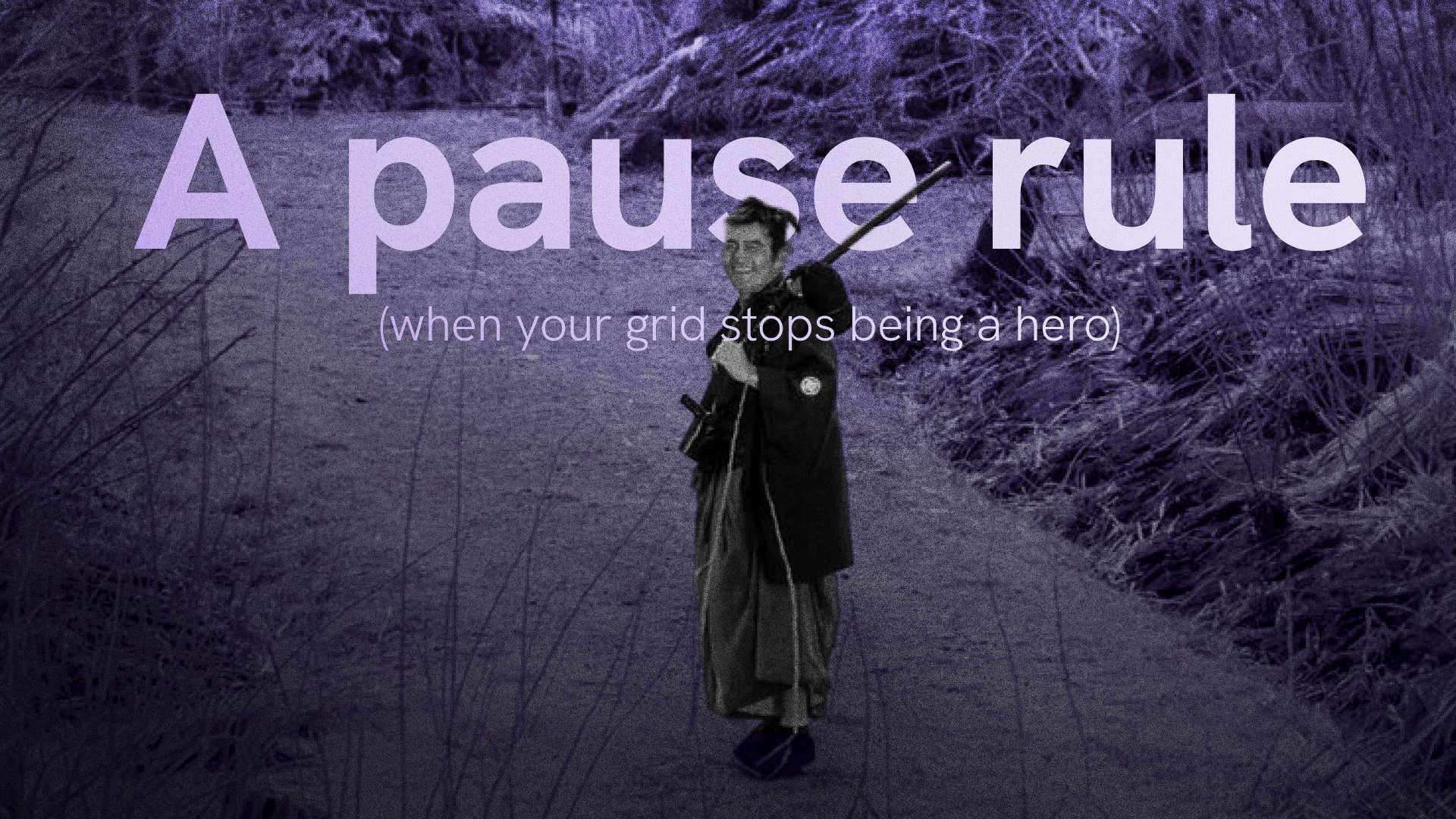 A Pause Rule