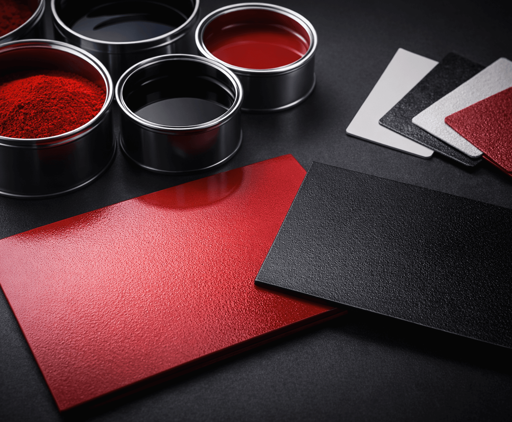 Paint and powder samples