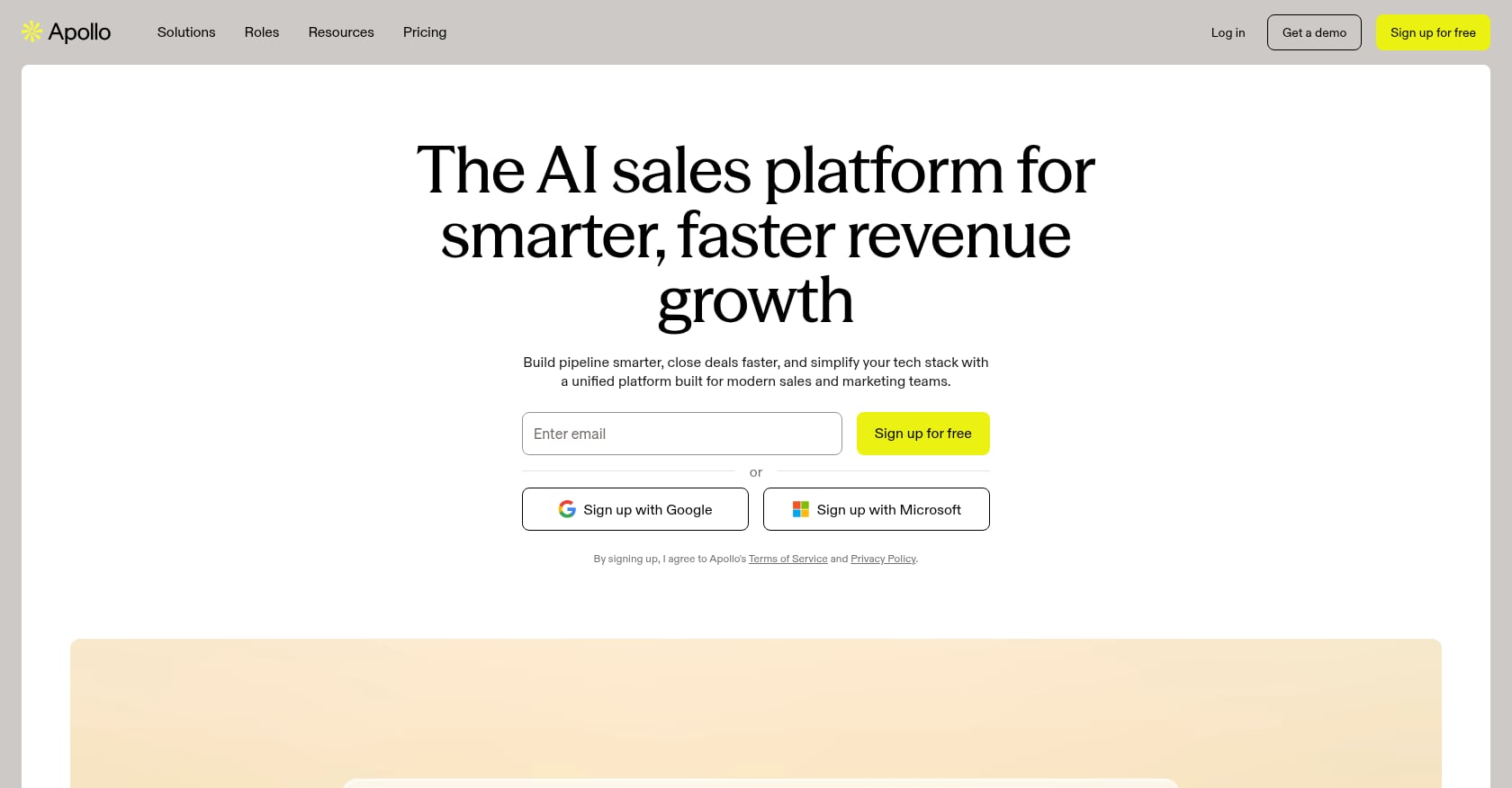 Apollo.io Screenshot