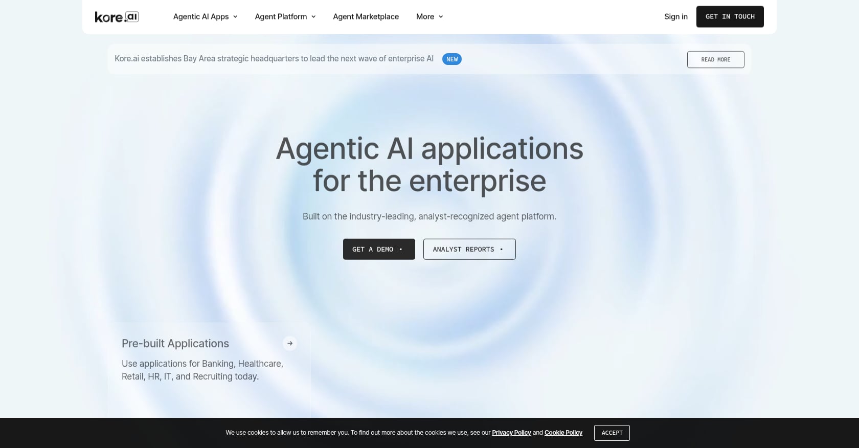 Kore.ai Screenshot