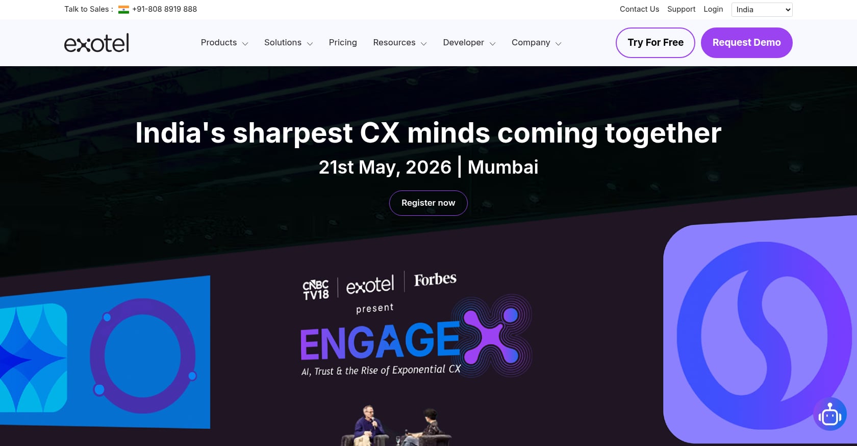 Exotel Screenshot